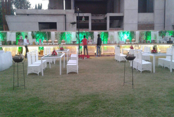 Lawn at Amargarh Resort By Tgs