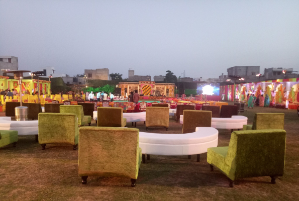 Lawn at Amargarh Resort By Tgs