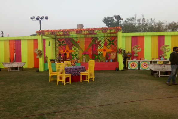 Lawn at Amargarh Resort By Tgs