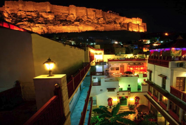 Rooftop Restaurant at Krishna Prakash Heritage Haveli