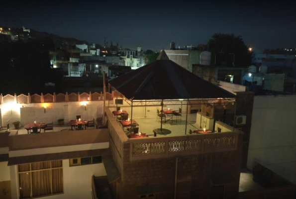 Rooftop Restaurant at Krishna Prakash Heritage Haveli