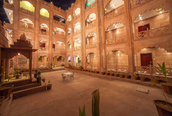 Courtyard at Om Heritage Hotel