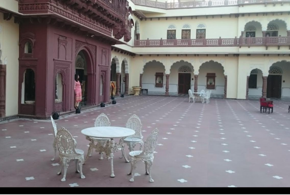 Courtyard at Pratap Niwas