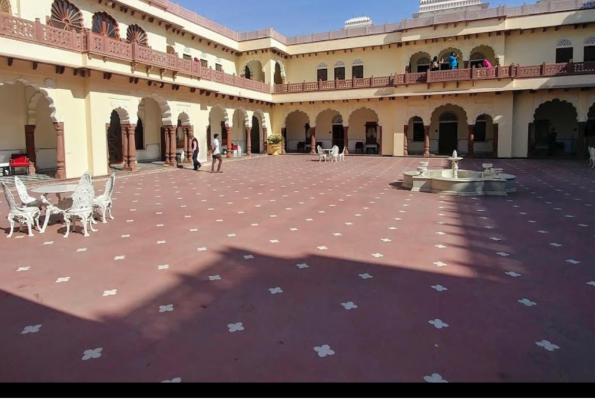 Courtyard at Pratap Niwas