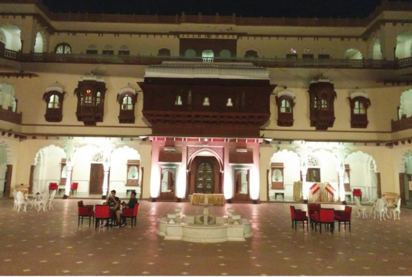 Courtyard at Pratap Niwas