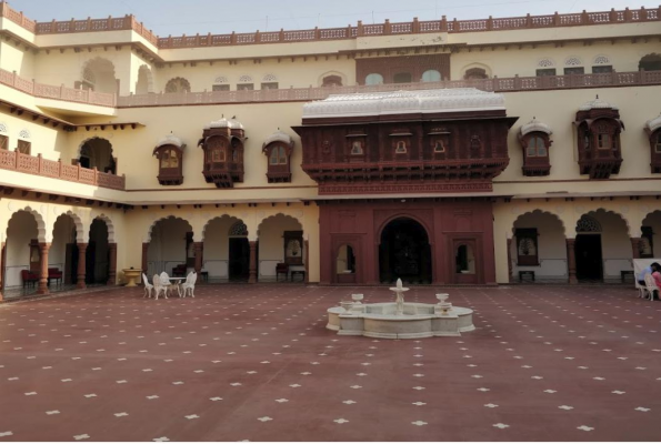 Courtyard at Pratap Niwas