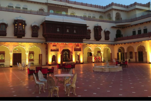 Courtyard at Pratap Niwas