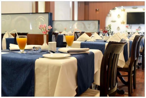 Restaurant at Hotel Madhuram Royale