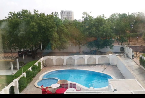 Poolside at Hotel Madhuram Royale