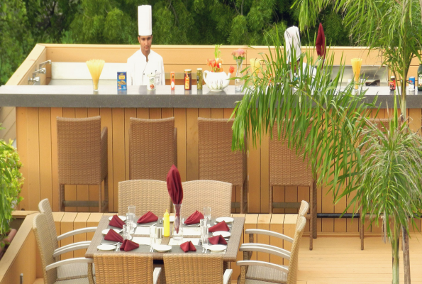 Terrace Garden Restaurant at Gulmohar Greens Golf & Country Club