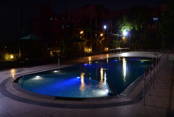 Poolside at Cambay Grand Hotel