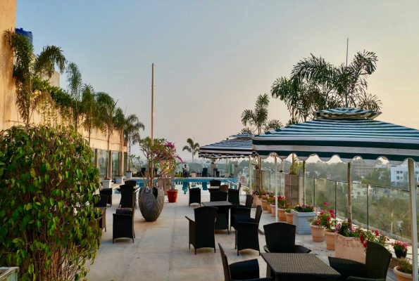 POOLDECK RESTRO BAR at Hotel Nagpur Ashok