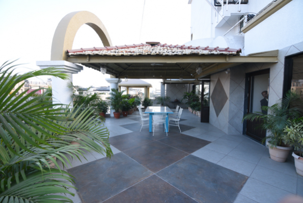 Terrace Garden at Hotel Amrta