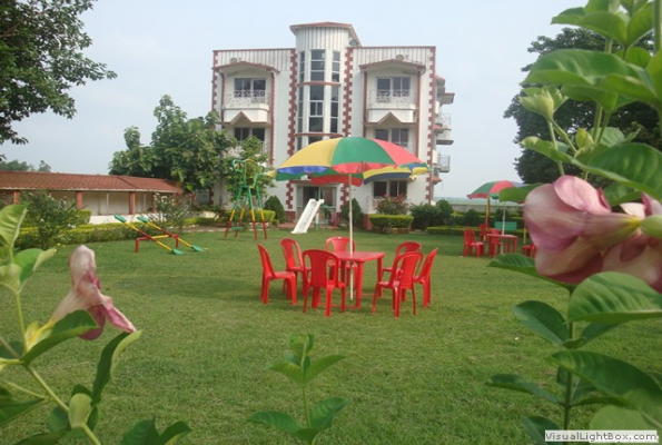 Lawn at Amantran Hotel & Resort