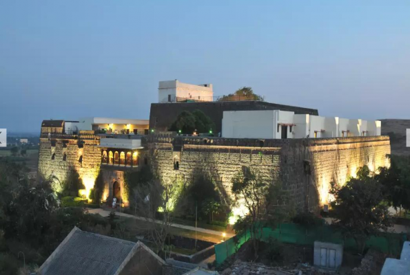 Prangan at Fort Jadhavgadh