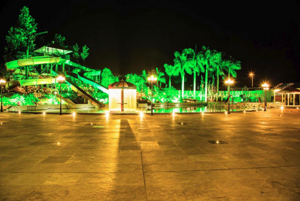 Poolside Party Area at Manali The Resort