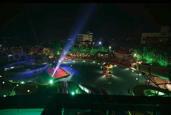 Poolside Party Area at Manali The Resort