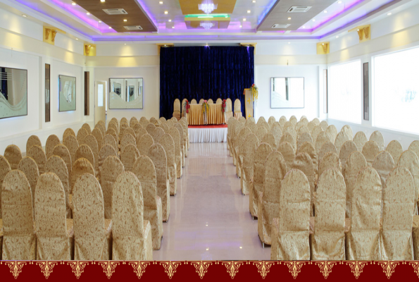 Dinning Hall at Shreeji Banquet Hall & Lawns