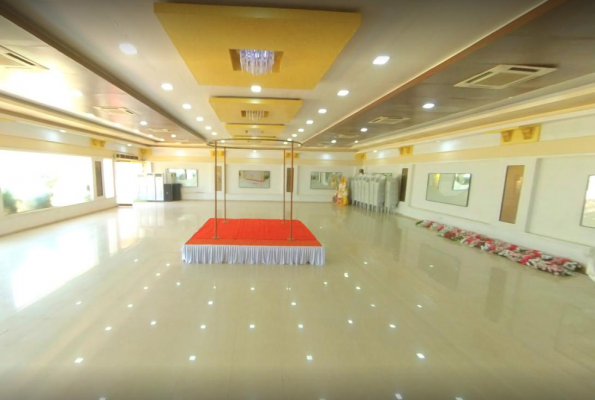 Dinning Hall at Shreeji Banquet Hall & Lawns