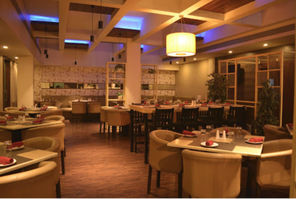 Restaurant at Hotel Utsav Deluxe