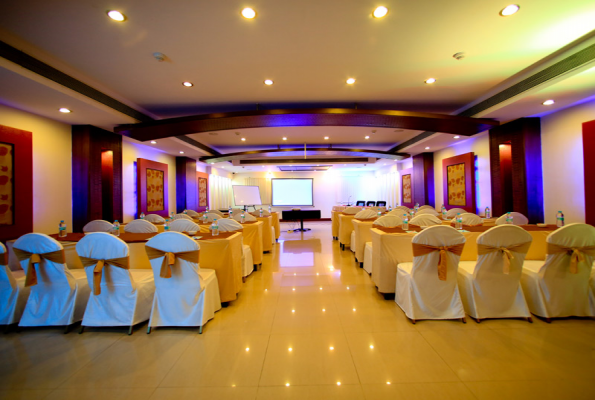 Cascade Conference Hall at Hotel Abhimaani Vasathi