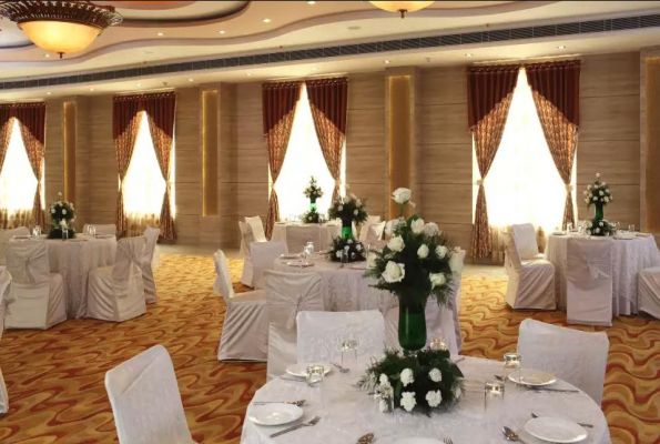 Dwaraka Conference Hall at Nidhivan Sarovar Portico