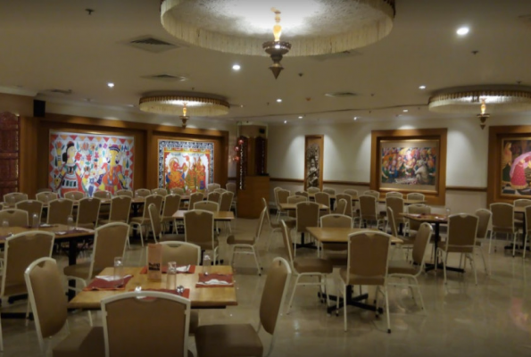 Dinning Hall at Annalakshmi Restaurant