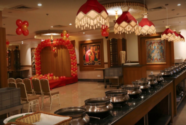 Dinning Hall at Annalakshmi Restaurant