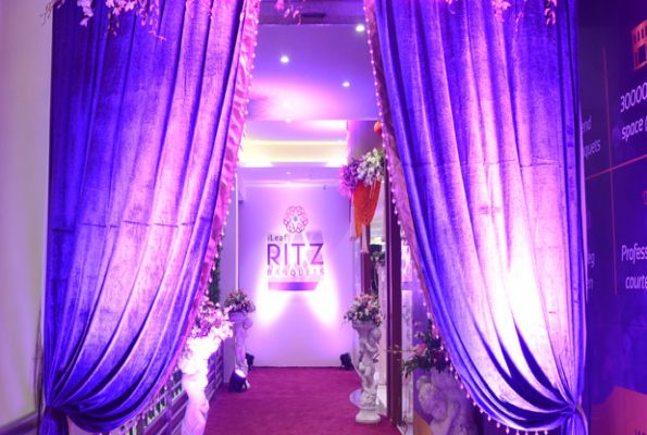Party hall at Ileaf Ritz Banquets