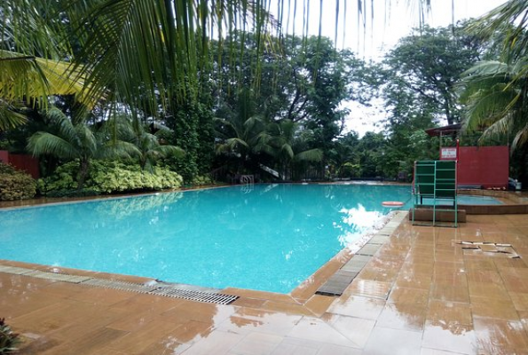 Pool Side at Srushti Farms