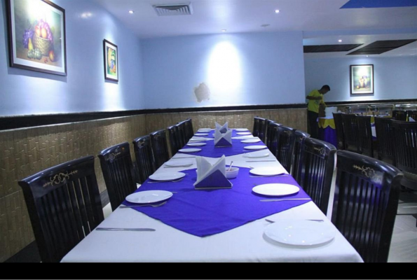 Restaurant at Hotel Abhay Palace