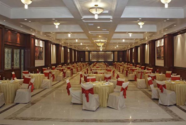 Party Hall Space Area at Maharaja Bar Restaurant And Banquets