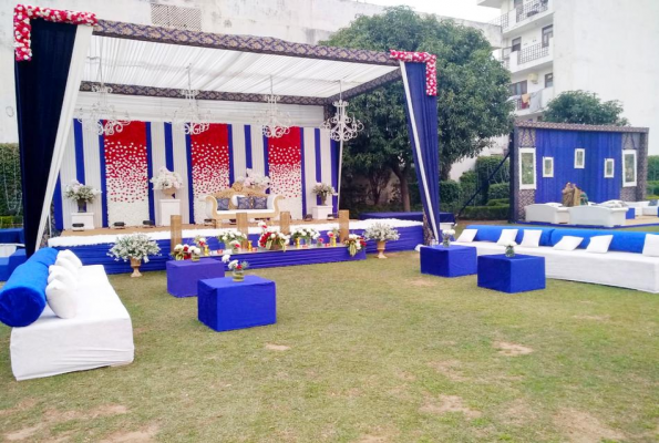 Hall 1 & 2 & Lawn at The Uttsav