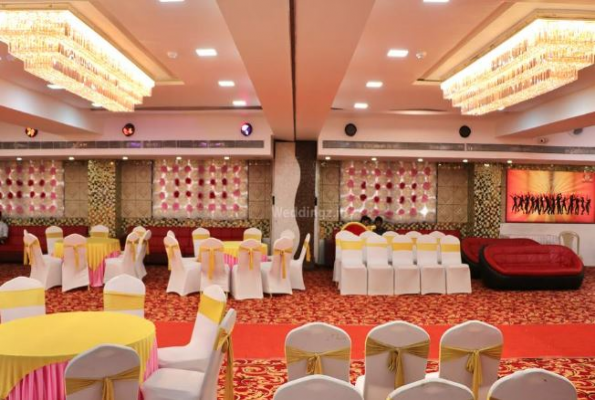 Crystal Hall &  Dining Area at Rajora Banquet Hall