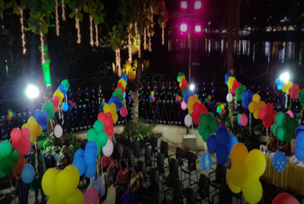 Indoor Party Area at Gadkari Katta Banquet Hall & Lakeside Party Lawn