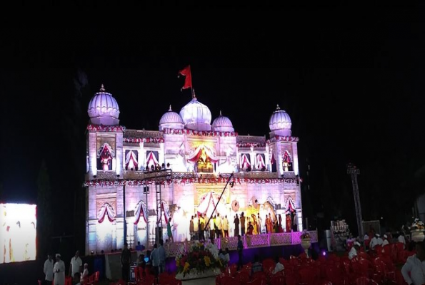 Hall at Gitai Lawns Mangal Karyalaya