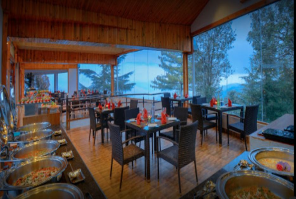 Banquet Hall at Treehouse Chail Villas