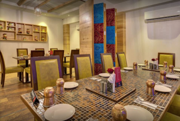 Hall at Santrupti Vegeterian Restaurant