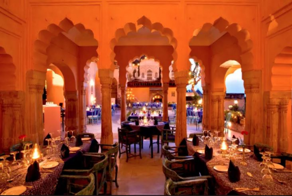 Hawa Mahal Terrace at Neemrana Fort Palace