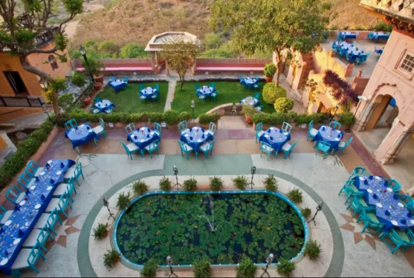 Hawa Mahal Terrace at Neemrana Fort Palace