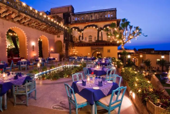 Hawa Mahal Terrace at Neemrana Fort Palace