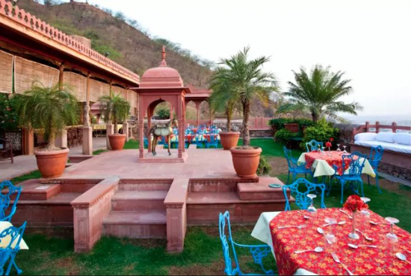 Hawa Mahal Rooftop at Neemrana Fort Palace