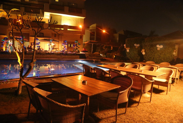 Poolside Area at Aravali Resort