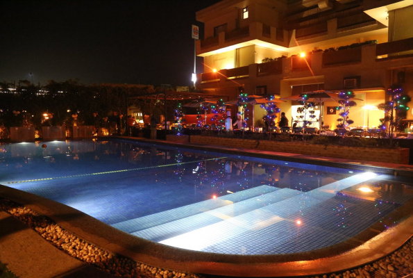 Poolside Area at Aravali Resort