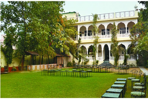 Garden Lawn at Raj Palace Resort