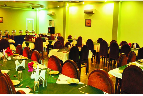 Dinning Hall at Raj Palace Resort