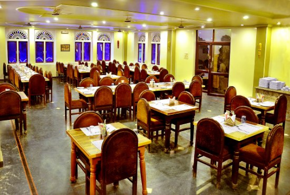 Dinning Hall at Raj Palace Resort