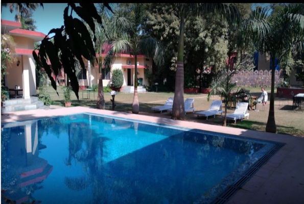 Pool Lawn at Ankur Resort