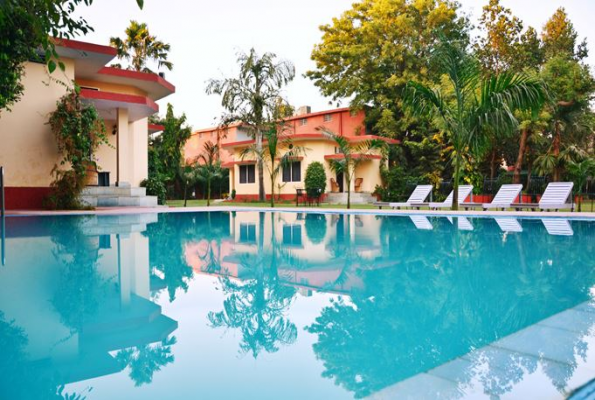 Pool Lawn at Ankur Resort