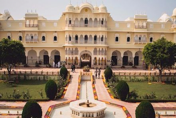 Courtyard at Nahargarh Resort